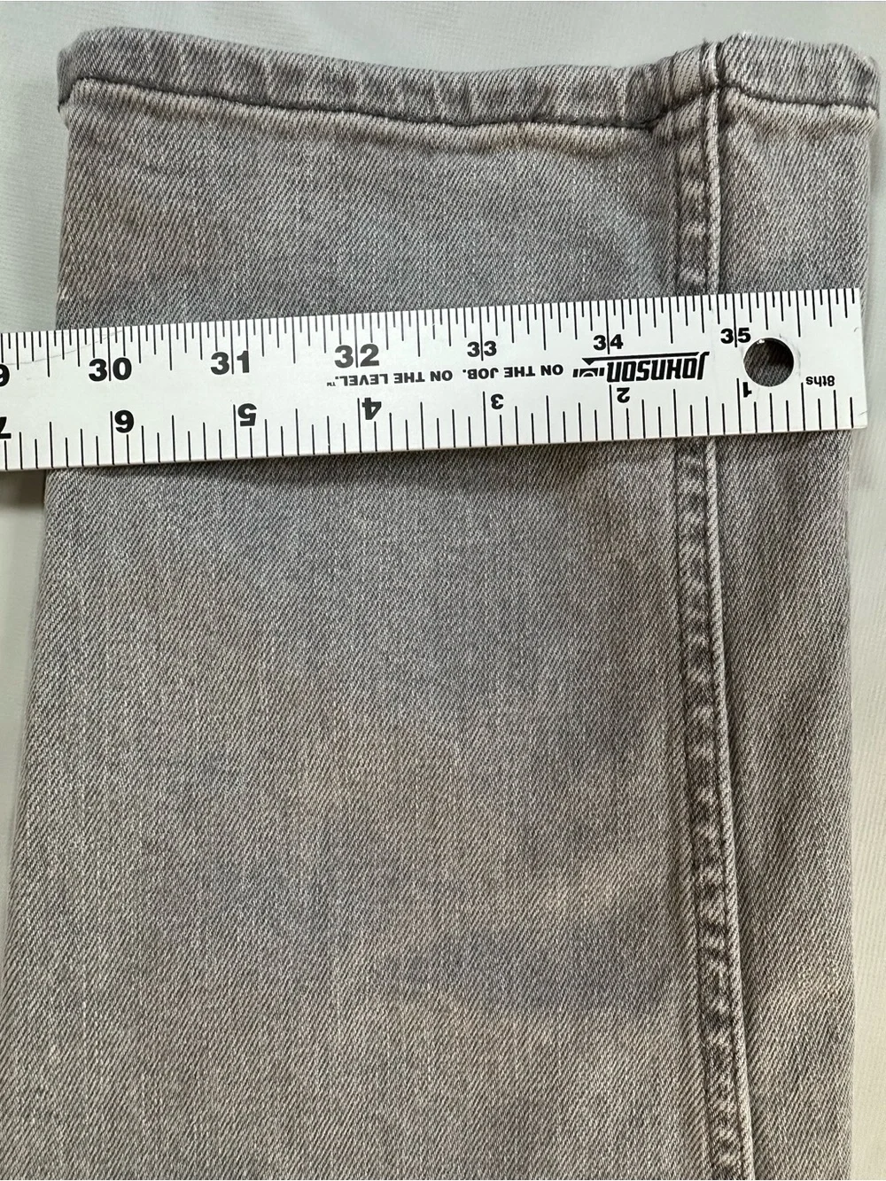 Signature by Levi Strauss Men's Gray Bootcut Jeans 33x32